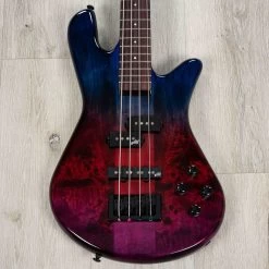 Spector NS Ethos 4 Bass, Rosewood Fretboard, Poplar Burl Top, Interstellar Gloss