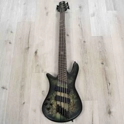 Spector NS Dimension 5 Multi-Scale 5-String Left-Handed Bass, Haunted Moss Matte -Musical Instrument Shop 20230512 20230512 dsc02944