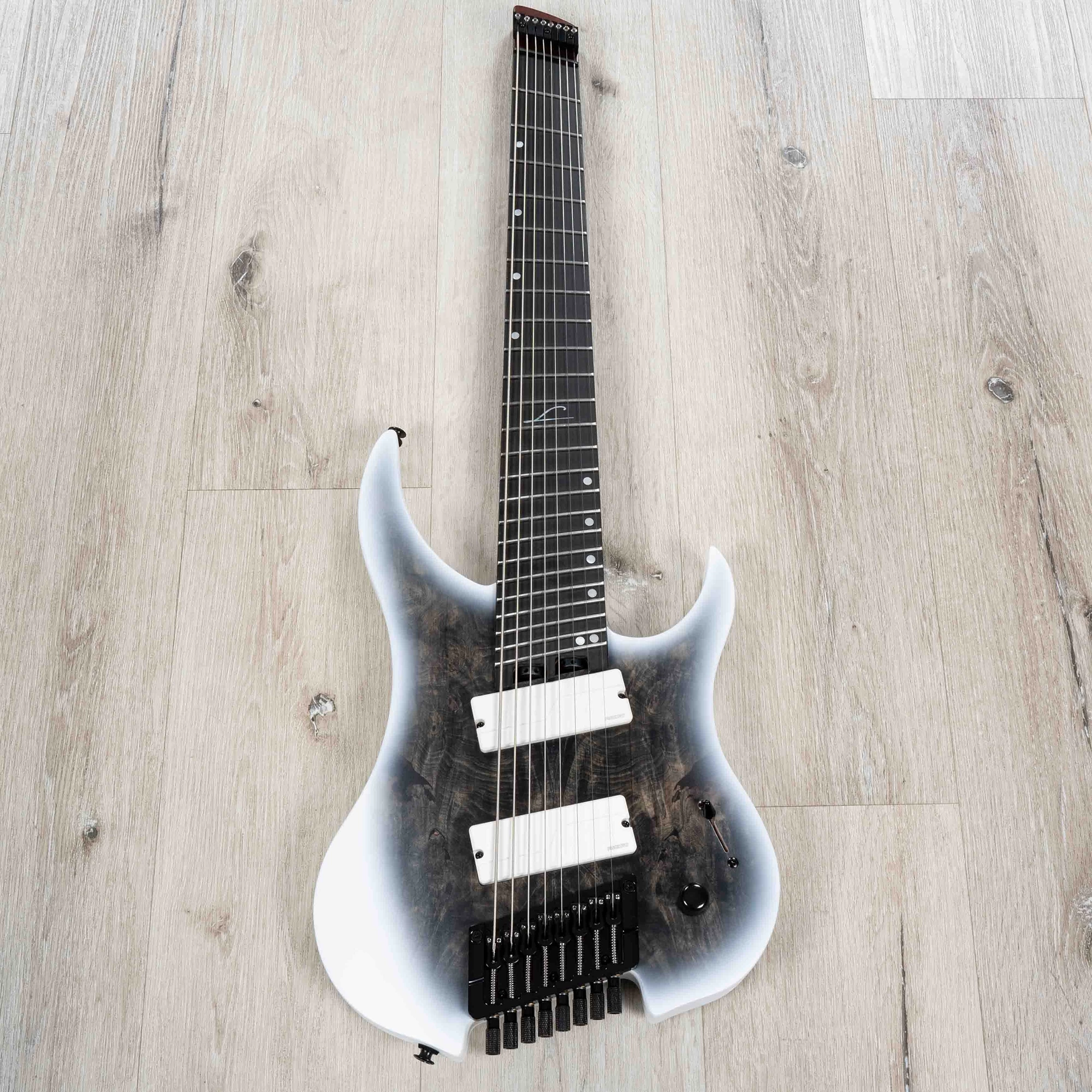 Legator Ghost G8FOD 8-String Headless Multiscale Guitar, Ebony Fretboard, Black Ice 5 Legator Ghost G8FOD 8-String Headless Multiscale Guitar, Ebony Fretboard, Black Ice - Image 3