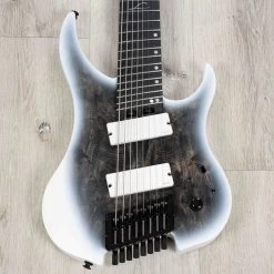 Legator Ghost G8FOD 8-String Headless Multiscale Guitar, Ebony Fretboard, Black Ice