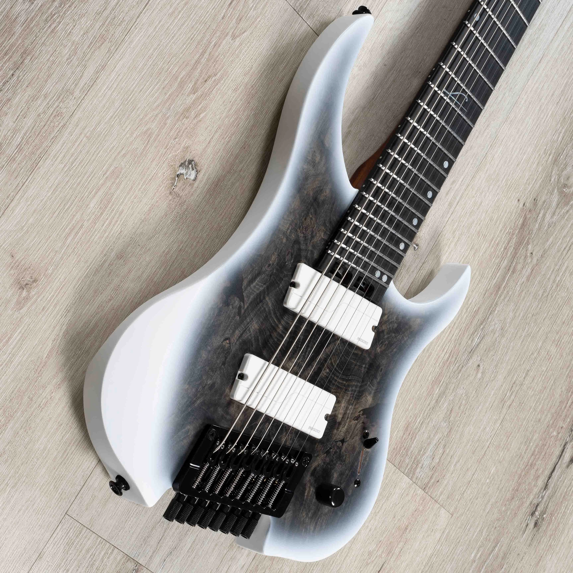 Legator Ghost G8FOD 8-String Headless Multiscale Guitar, Ebony Fretboard, Black Ice 4 Legator Ghost G8FOD 8-String Headless Multiscale Guitar, Ebony Fretboard, Black Ice - Image 2