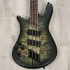 Spector NS Dimension 4 Multi-Scale Left-Handed Bass, Haunted Moss Matte -Musical Instrument Shop 20230512 dsc03047