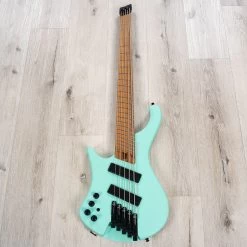 Ibanez EHB1005MSL Left-Handed Headless 5-String Multi-Scale Bass, Sea Foam Green -Musical Instrument Shop 20230515 dsc03272