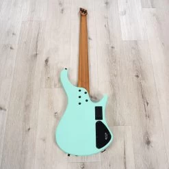 Ibanez EHB1005MSL Left-Handed Headless 5-String Multi-Scale Bass, Sea Foam Green -Musical Instrument Shop 20230515 dsc03289