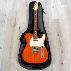 G&L USA ASAT Classic Guitar, Caribbean Rosewood Fretboard, Clear Orange -Musical Instrument Shop 20230523 20230523 dsc05953