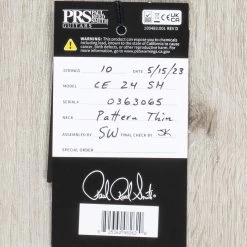 PRS Paul Reed Smith CE 24 Semi-Hollow Guitar, Rosewood Fingerboard, Fire Red Burst -Musical Instrument Shop 20230523 20230523 dsc06157