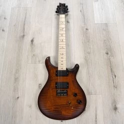 PRS Paul Reed Smith Dustie Waring DW CE 24 Hardtail Guitar, Burnt Amber Smokeburst -Musical Instrument Shop 20230523 dsc05792 2