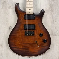 PRS Paul Reed Smith Dustie Waring DW CE 24 Hardtail Guitar, Burnt Amber Smokeburst