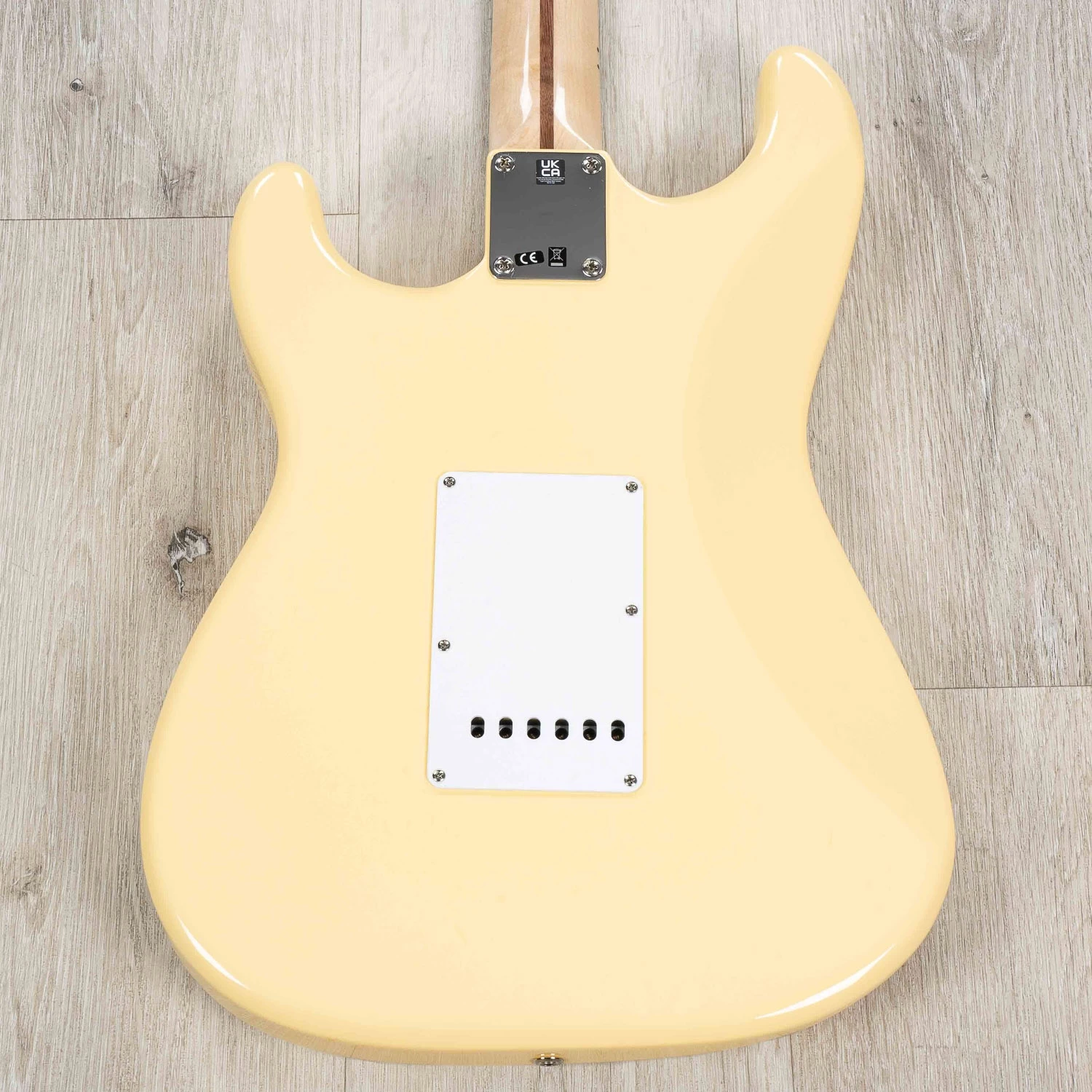 Fender Yngwie Malmsteen Stratocaster Guitar, Scalloped Maple Fretboard, Vintage White 9 Fender Yngwie Malmsteen Stratocaster Guitar, Scalloped Maple Fretboard, Vintage White - Image 7