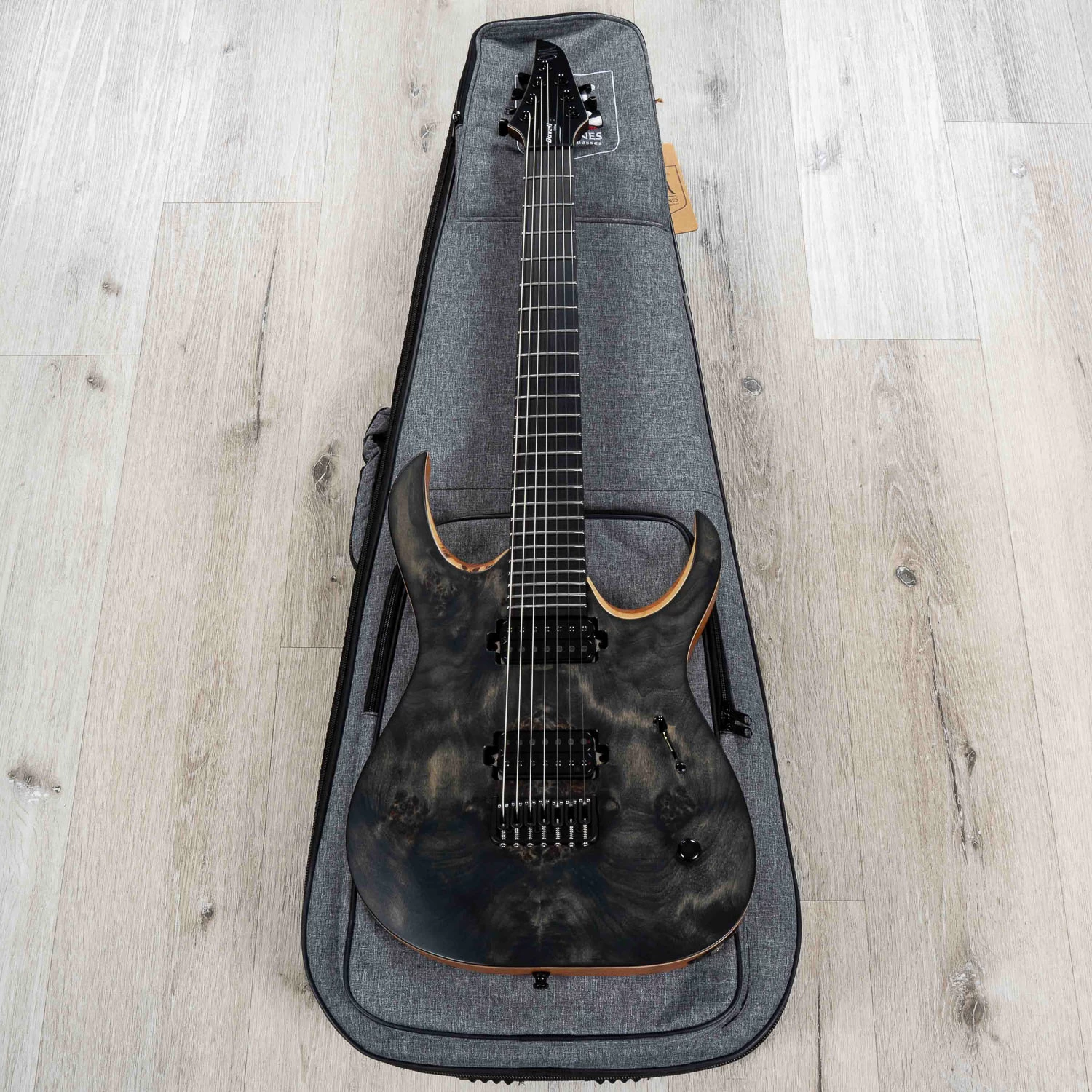 Mayones Duvell Elite 7 7-String Guitar, Trans Black Satin 12 Mayones Duvell Elite 7 7-String Guitar, Trans Black Satin - Image 10