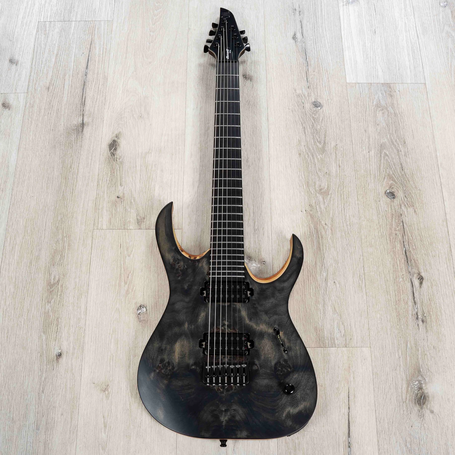 Mayones Duvell Elite 7 7-String Guitar, Trans Black Satin 5 Mayones Duvell Elite 7 7-String Guitar, Trans Black Satin - Image 3