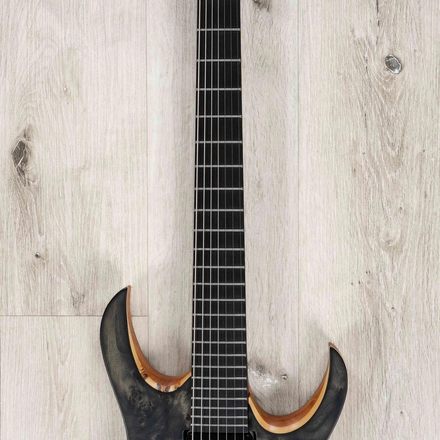 Mayones Duvell Elite 7 7-String Guitar, Trans Black Satin 6 Mayones Duvell Elite 7 7-String Guitar, Trans Black Satin - Image 4