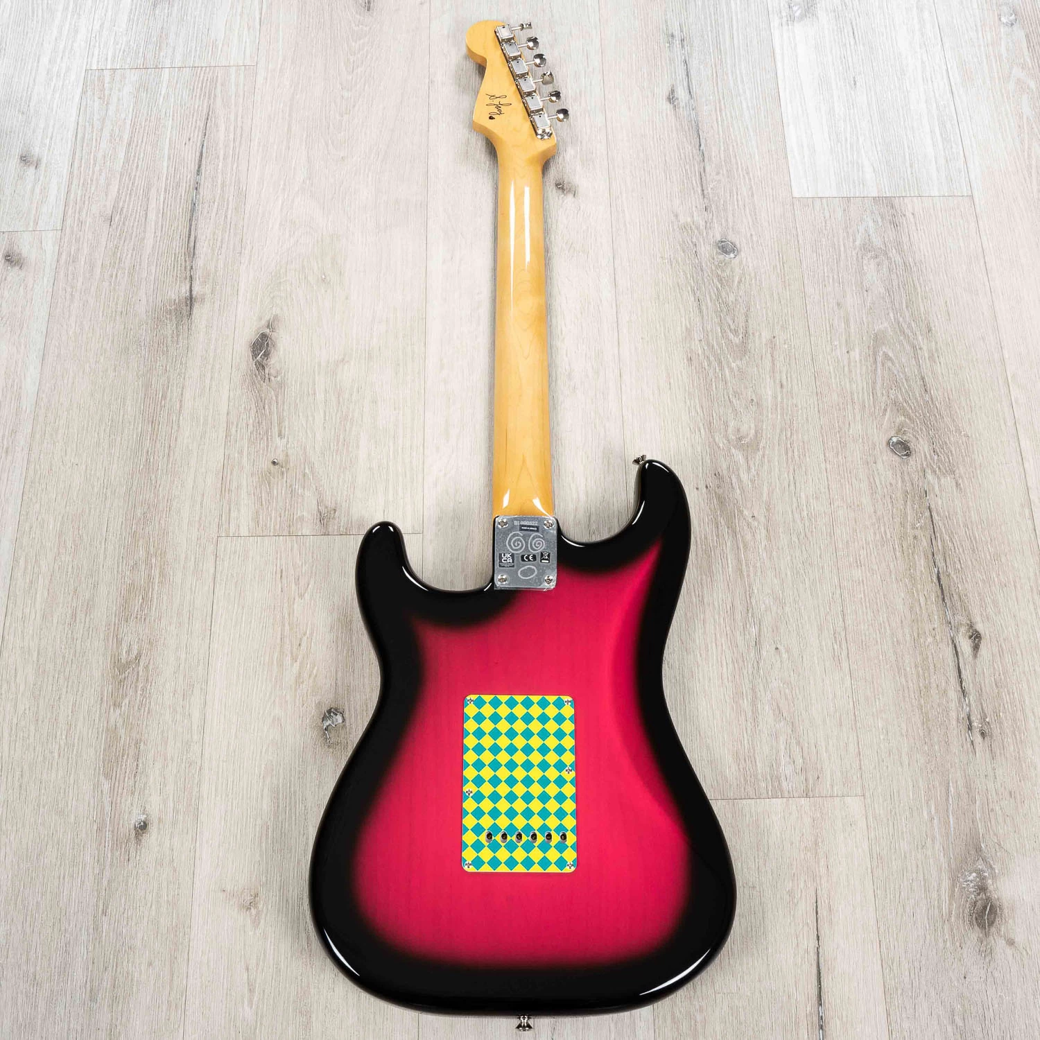 Fender Steve Lacy People Pleaser Stratocaster Guitar, Maple Fingerboard, Chaos Burst 8 Fender Steve Lacy People Pleaser Stratocaster Guitar, Maple Fingerboard, Chaos Burst - Image 6