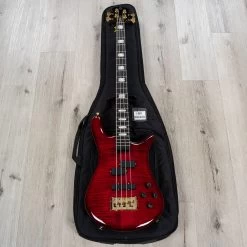 Spector Euro 4 LT 4-String Bass, Bartolini / Darkglass Electronics, Red Fade Gloss -Musical Instrument Shop 20230526 dsc06996
