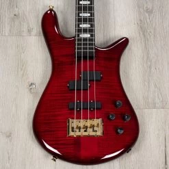 Spector Euro 4 LT 4-String Bass, Bartolini / Darkglass Electronics, Red Fade Gloss