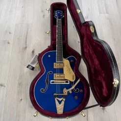 Gretsch G6120TG Players Edition Nashville Hollowbody Guitar, Azure Metallic -Musical Instrument Shop 20230526 dsc07027