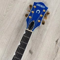 Gretsch G6120TG Players Edition Nashville Hollowbody Guitar, Azure Metallic -Musical Instrument Shop 20230526 dsc07042