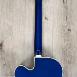 Gretsch G6120TG Players Edition Nashville Hollowbody Guitar, Azure Metallic -Musical Instrument Shop 20230526 dsc07046
