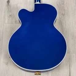 Gretsch G6120TG Players Edition Nashville Hollowbody Guitar, Azure Metallic -Musical Instrument Shop 20230526 dsc07052