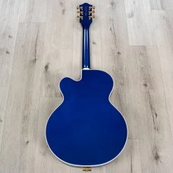 Gretsch G6120TG Players Edition Nashville Hollowbody Guitar, Azure Metallic -Musical Instrument Shop 20230526 dsc07053