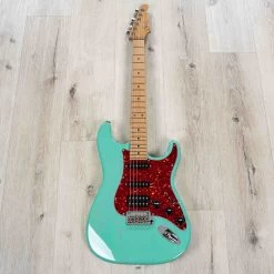 Suhr Limited Edition Classic S Paulownia Guitar, Roasted Birdseye, Seafoam Green -Musical Instrument Shop 20230602 20230602 dsc08960