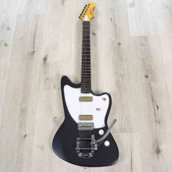 Harmony Standard Silhouette Bigsby Guitar, Rosewood Fretboard, Slate -Musical Instrument Shop 20230602 dsc08831