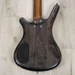 Warwick German Pro Series Corvette $$ 5-String Bass, Wenge Fretboard, Nirvana Black -Musical Instrument Shop 20230606 dsc09501