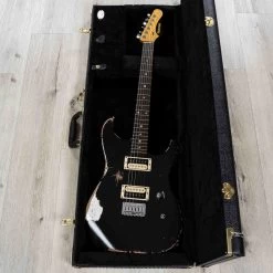 Friedman Cali Guitar, Ebony Fretboard, Hardtail Bridge, Medium-Aged Black -Musical Instrument Shop 20230607 20230607 dsc09672