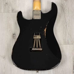 Friedman Vintage-S HSS Guitar, Rosewood Fretboard, Light-Aged Black -Musical Instrument Shop 20230607 20230607 dsc09719