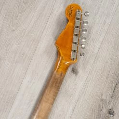 Fender Custom Shop Limited Edition Red Hot Strat Super Heavy Relic Guitar, Maple Fretboard, Super Faded Aged Lake Placid Blue -Musical Instrument Shop 20230614 dsc00654