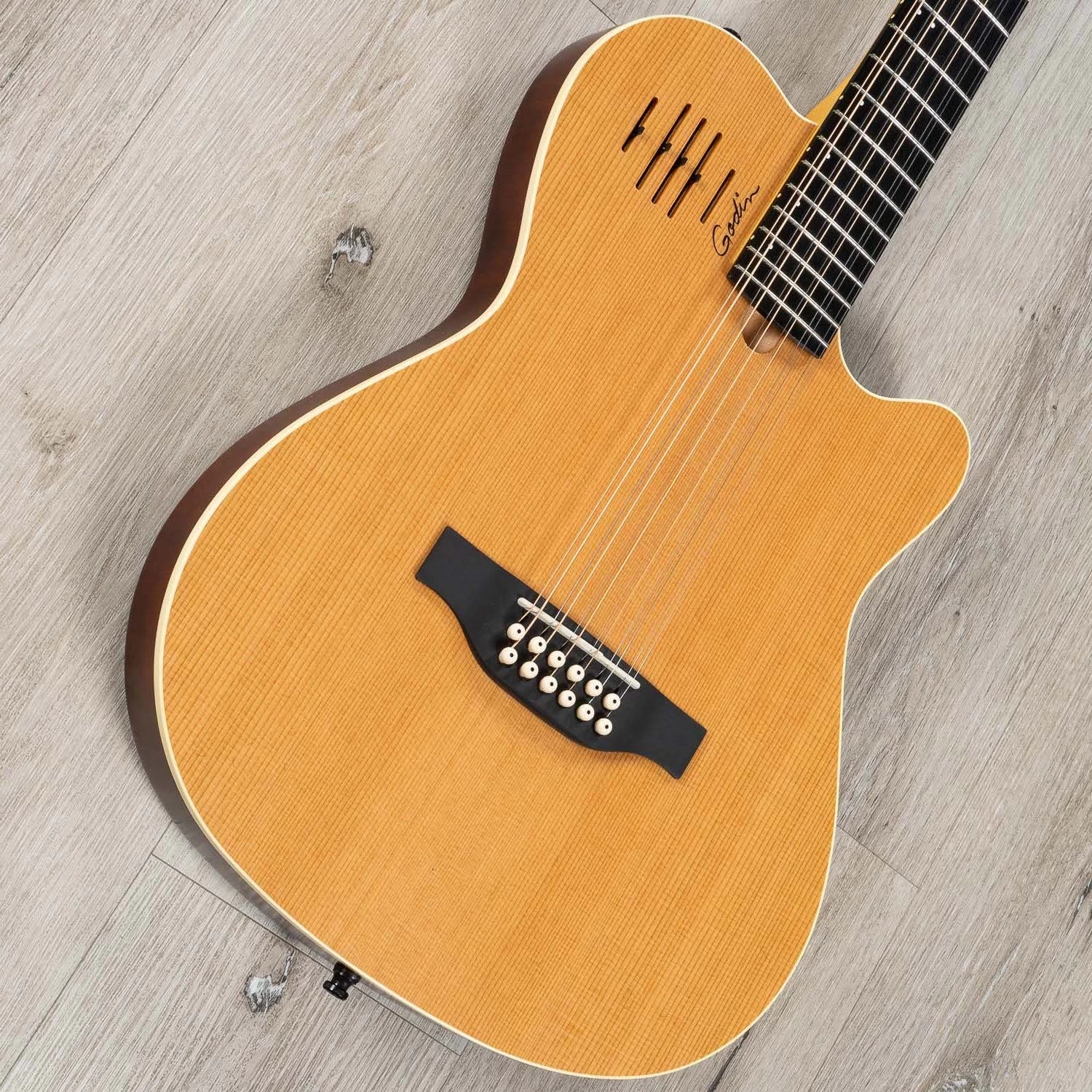 Godin A12 Natural SG 12-String Acoustic-Electric Guitar, Solid Cedar, Natural 4 Godin A12 Natural SG 12-String Acoustic-Electric Guitar, Solid Cedar, Natural - Image 2