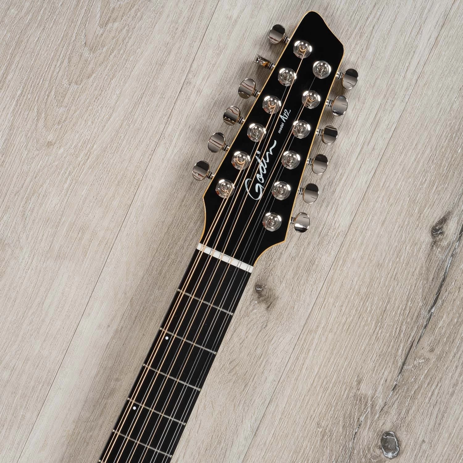 Godin A12 Natural SG 12-String Acoustic-Electric Guitar, Solid Cedar, Natural 10 Godin A12 Natural SG 12-String Acoustic-Electric Guitar, Solid Cedar, Natural - Image 8