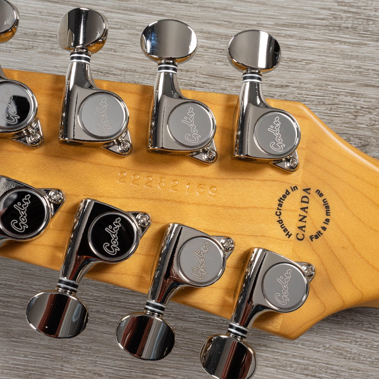 Godin A12 Natural SG 12-String Acoustic-Electric Guitar, Solid Cedar, Natural 13 Godin A12 Natural SG 12-String Acoustic-Electric Guitar, Solid Cedar, Natural - Image 11