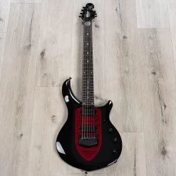 Ernie Ball Music Man John Petrucci Majesty 6 Guitar, Ebony Fretboard, Sanguine Red -Musical Instrument Shop 20230616 dsc01041