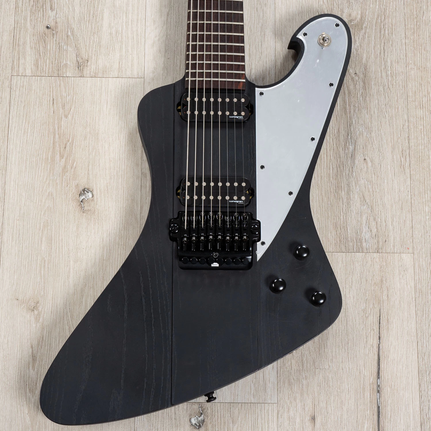 Ibanez FTM33 WK Fredrik Thordendal Signature 8-String Electric Guitar, Rosewood Fretboard, Hard Case - Weathered Black 3 Ibanez FTM33 WK Fredrik Thordendal Signature 8-String Electric Guitar, Rosewood Fretboard, Hard Case - Weathered Black