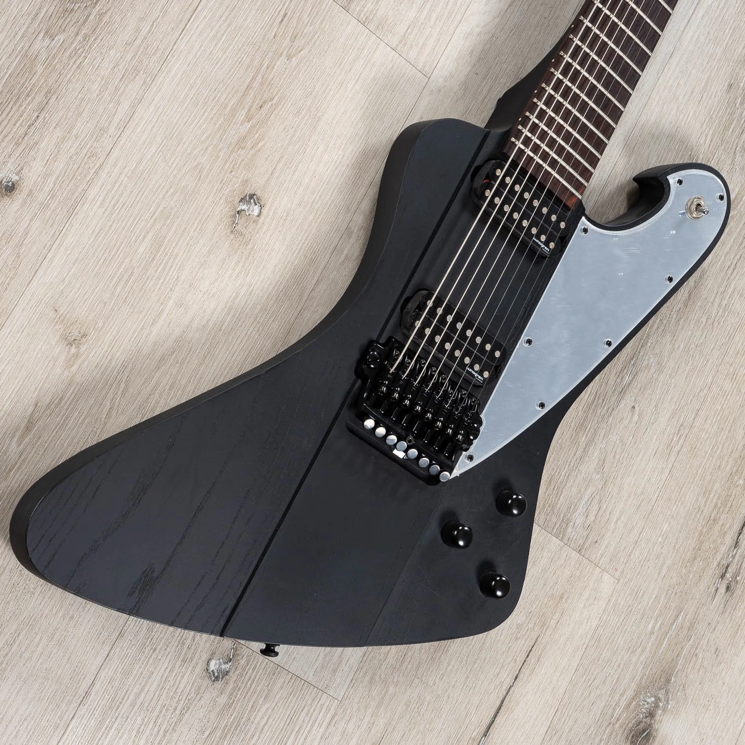 Ibanez FTM33 WK Fredrik Thordendal Signature 8-String Electric Guitar, Rosewood Fretboard, Hard Case - Weathered Black 4 Ibanez FTM33 WK Fredrik Thordendal Signature 8-String Electric Guitar, Rosewood Fretboard, Hard Case - Weathered Black - Image 2