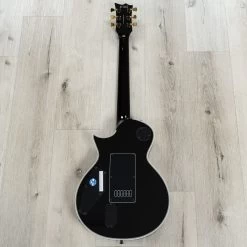 ESP LTD Eclipse-1000T CTM Evertune Guitar, Macassar Ebony Fretboard, Black -Musical Instrument Shop 20230626 dsc09235