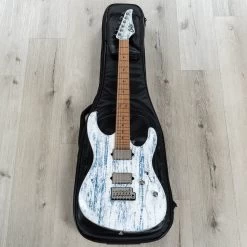 Suhr Custom Modern HH Guitar, Roasted Maple Fretboard, Silver / Blue Sparkle Drip 26 Suhr Custom Modern HH Guitar, Roasted Maple Fretboard, Silver / Blue Sparkle Drip -Musical Instrument Shop 20230627 dsc09475