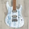 Suhr Custom Modern HH Guitar, Roasted Maple Fretboard, Silver / Blue Sparkle Drip -Musical Instrument Shop 20230627 dsc09478