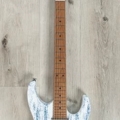 Suhr Custom Modern HH Guitar, Roasted Maple Fretboard, Silver / Blue Sparkle Drip 18 Suhr Custom Modern HH Guitar, Roasted Maple Fretboard, Silver / Blue Sparkle Drip -Musical Instrument Shop 20230627 dsc09484