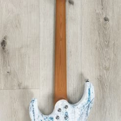 Suhr Custom Modern HH Guitar, Roasted Maple Fretboard, Silver / Blue Sparkle Drip 19 Suhr Custom Modern HH Guitar, Roasted Maple Fretboard, Silver / Blue Sparkle Drip -Musical Instrument Shop 20230627 dsc09494