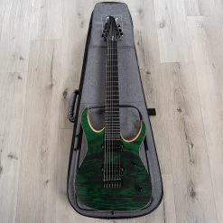 Mayones Duvell Elite 7 7-String Guitar, Ebony Fretboard, Trans Dirty Green Satine -Musical Instrument Shop 20230628 dsc09550 1