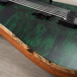 Mayones Duvell Elite 7 7-String Guitar, Ebony Fretboard, Trans Dirty Green Satine -Musical Instrument Shop 20230628 dsc09562 1