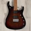 Ernie Ball Music Man JP15 John Petrucci Guitar, Roasted Maple, Tiger Eye Quilt Top