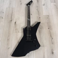 ESP LTD James Hetfield Signature Snakebyte Guitar, Black Satin, Hard Case -Musical Instrument Shop 20230705 dsc00533