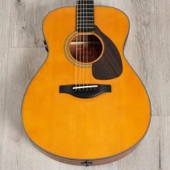 Yamaha FSX5 Red Label Small Body Acoustic Electric Guitar W/ Hard Case, Solid Sitka Spruce Top
