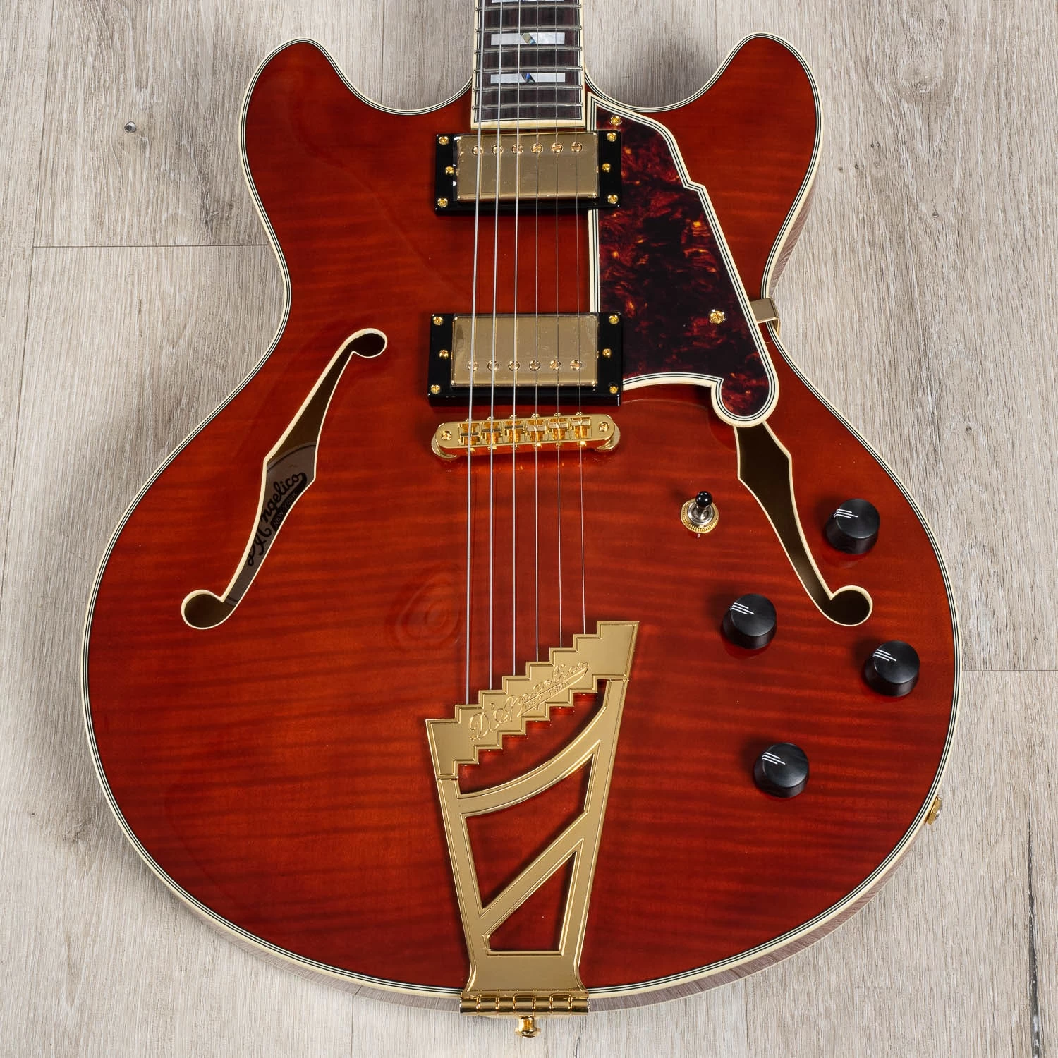 D'Angelico DAEDCVIOGS Excel DC Semi-Hollow Guitar, Rosewood Fretboard, Viola 3 D'Angelico DAEDCVIOGS Excel DC Semi-Hollow Guitar, Rosewood Fretboard, Viola