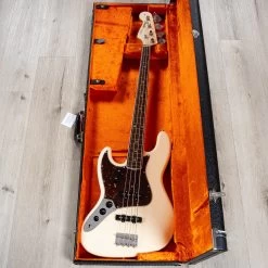 Fender American Vintage II 1966 Left-Hand Jazz Bass, Rosewood Fretboard, Olympic White -Musical Instrument Shop 20230706 dsc01395
