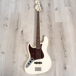 Fender American Vintage II 1966 Left-Hand Jazz Bass, Rosewood Fretboard, Olympic White -Musical Instrument Shop 20230706 dsc01404