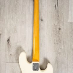 Fender American Vintage II 1966 Left-Hand Jazz Bass, Rosewood Fretboard, Olympic White -Musical Instrument Shop 20230706 dsc01417